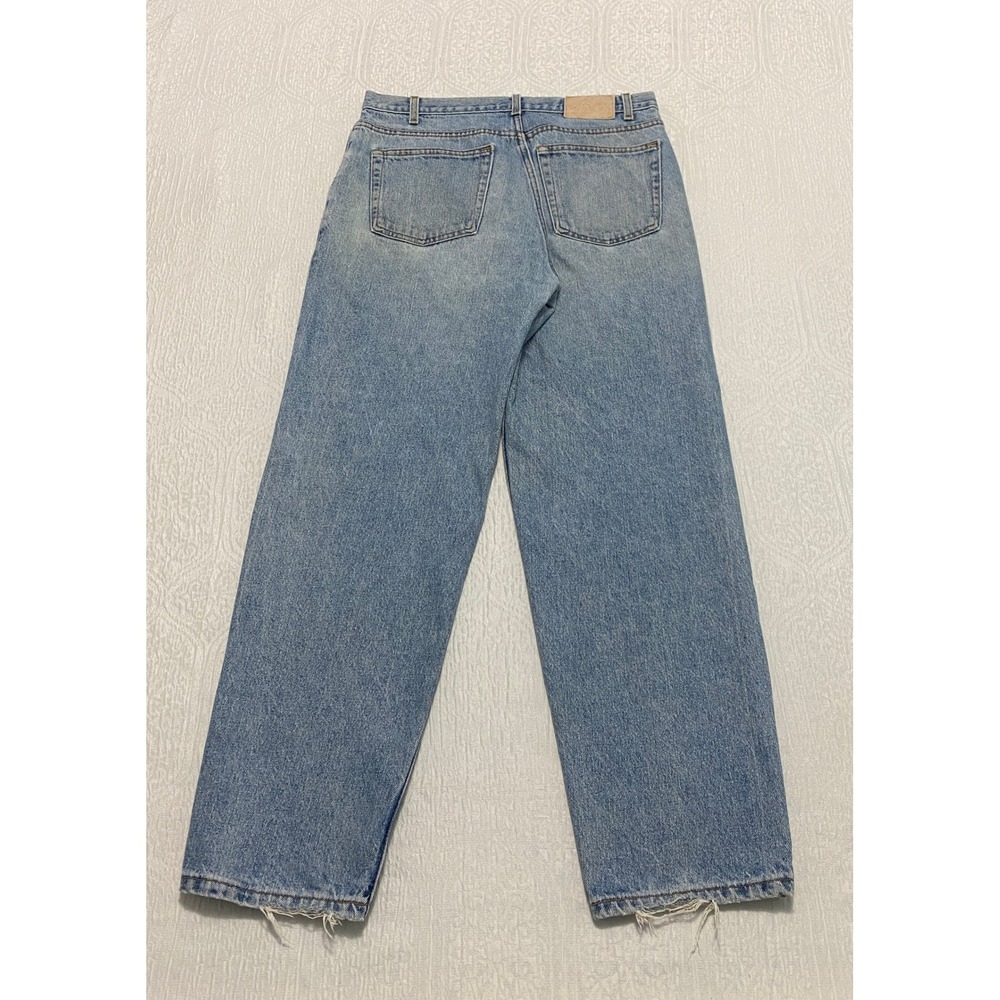 Mens Vintage 90s Light Wash Relaxed Fit Jeans Size 35x30 Nuovo County Seat